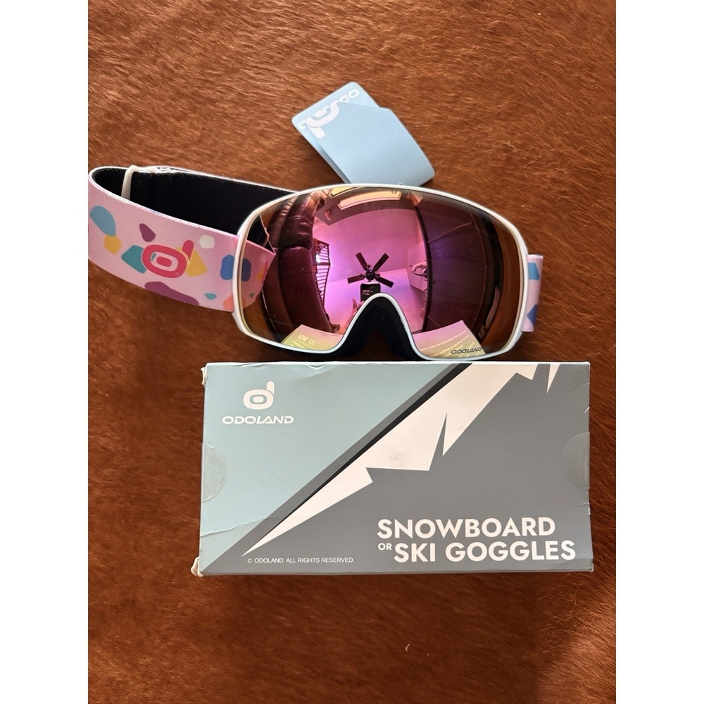 Odoland Kids Evo Pink Snowboard/ski Goggles‎ Age 8-16 Open Box